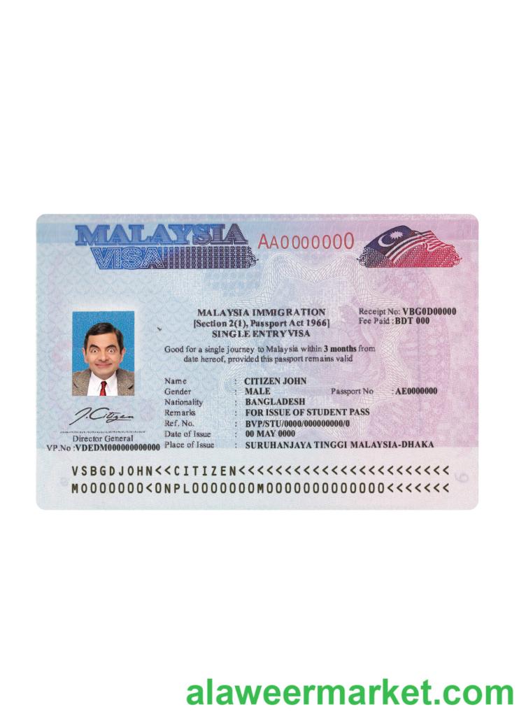Malaysia travel visa